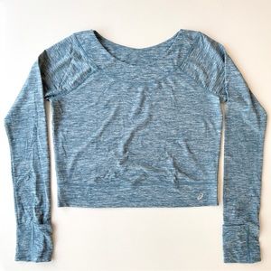 ASICS Soft Boat Neck Long Sleeve Shirt Medium
